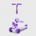 Kids 3 Wheel Scooter with Seat – Foldable Ride-On with Lights & Music