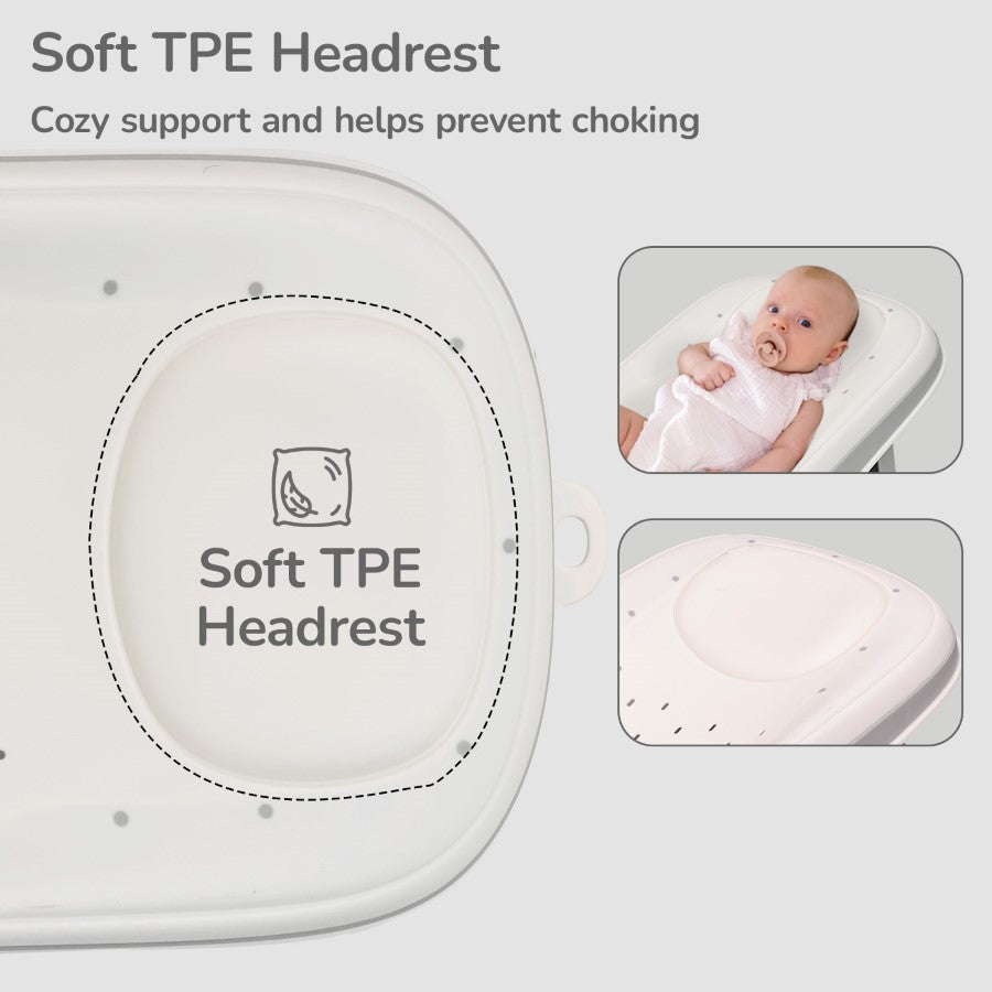 Folding Baby Bath Bed – Newborn Bath Support Seat (Up to 10kg)