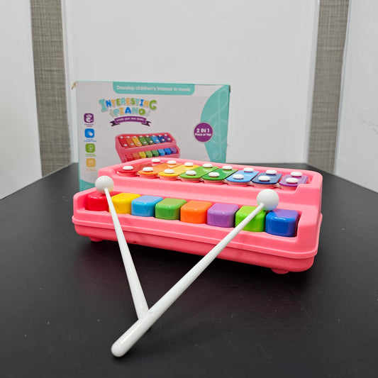 Kids Piano with 2 Drum Sticks | Musical Learning  Fun Toy - Bacha Toys
