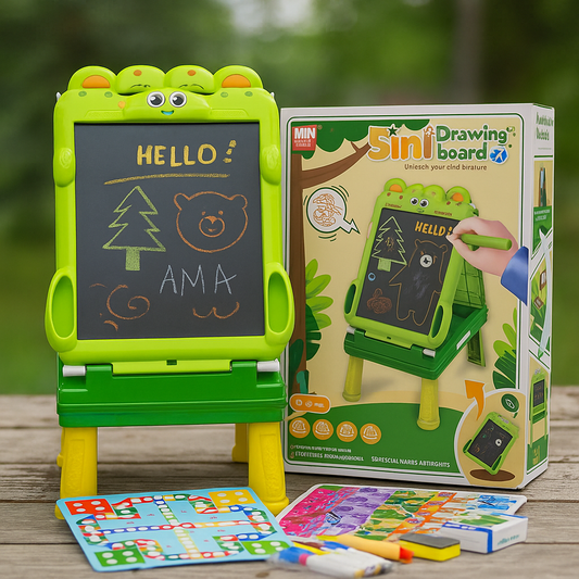 5-in-1 Drawing Board for Kids – Chalk, Markers & Magic Erase | Bacha Toys