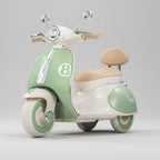 Electric Vespa Ride-On Bike for Kids – Bluetooth, Lights & Music