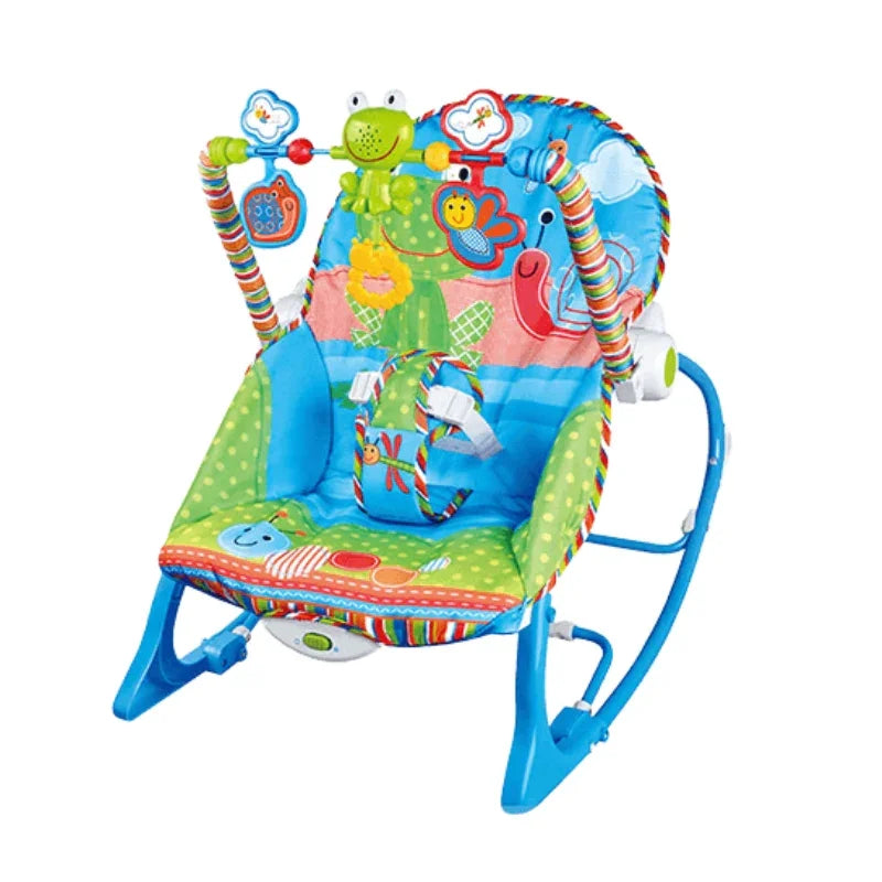 Baby Rocker – Infant to Toddler with Fold-Out Kickstand (0M+, 40 lbs / 18 kg) | Bacha Toys