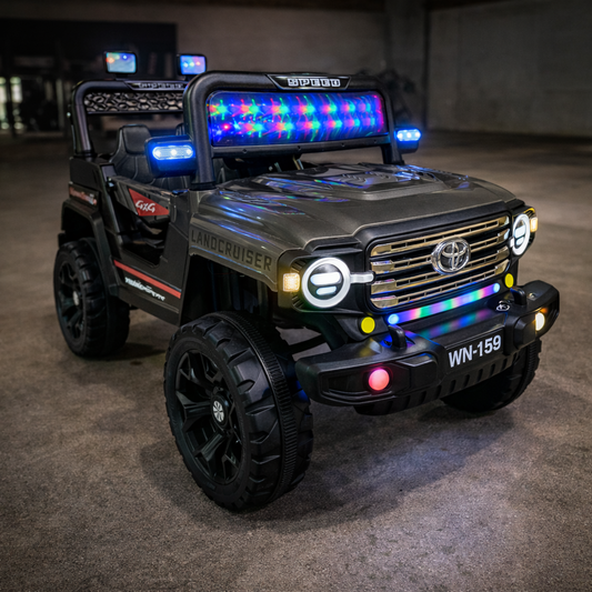 Power Wheel Electric Car for Kids – Luxury Ride-On with Music, Lights & Remote Control | Bacha Toys