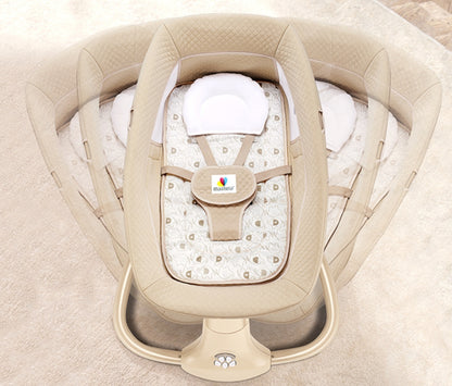 3-in-1 Deluxe Multi-Functional Bassinet – Smart Swing, Cozy Seat & Soothing Cradle | Bacha Toys