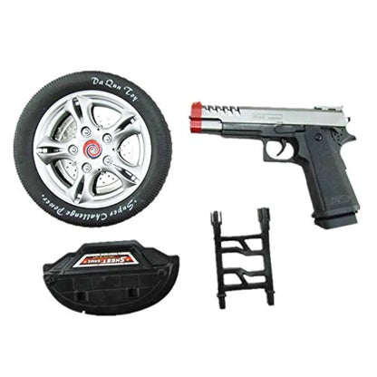 Sharp Shooter Toy Gun – With Flashlight & Sound Effects | “Look at Me” Shooter by Bacha Toys