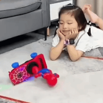 R.C. Spider-Man Scooter | Music, Lighting & 360° Rotation - Bacha Toys