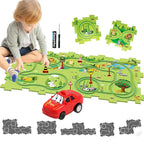 Rail Puzzle Car Track Game | Fun Activity Toy for Kids - Bacha Toys