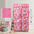 Toddlers Foldable Wardrobe – Pink | Cute, Compact & Durable Storage | Bacha Toys
