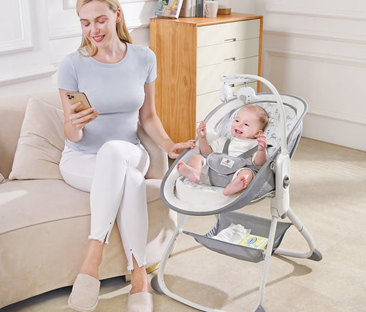 6 in 1 Deluxe Multi-Functional Bassinet for Newborns | Bacha Toys