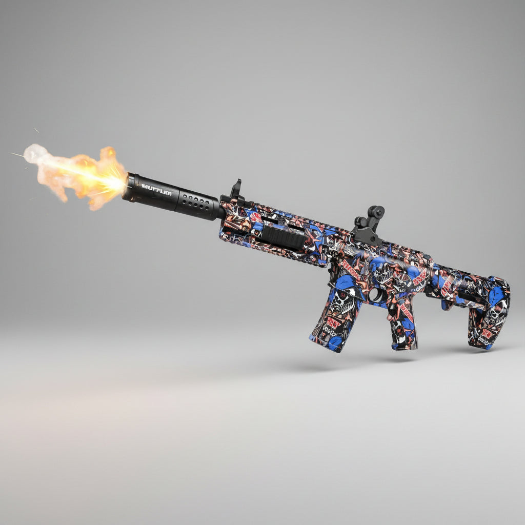 PDX Water Bomb Gun Series – Flaming Spray Rechargeable Gel Blaster