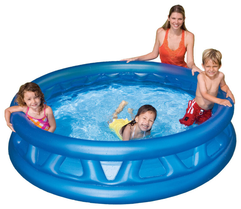 Intex Soft Side Pool 74” – Large Kids Inflatable Swimming Pool (790L) #58431