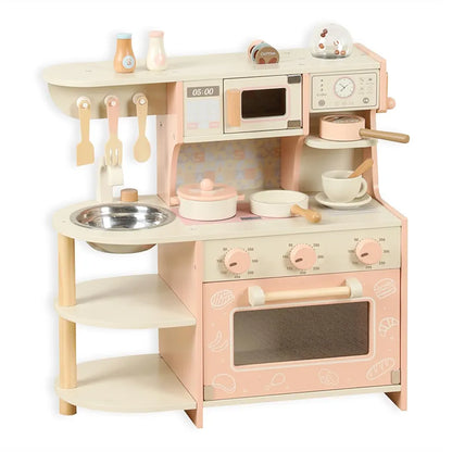 Wooden Kitchen Toy – For Ages 36+ Months | Educational & Fun Playset - Bacha Toys