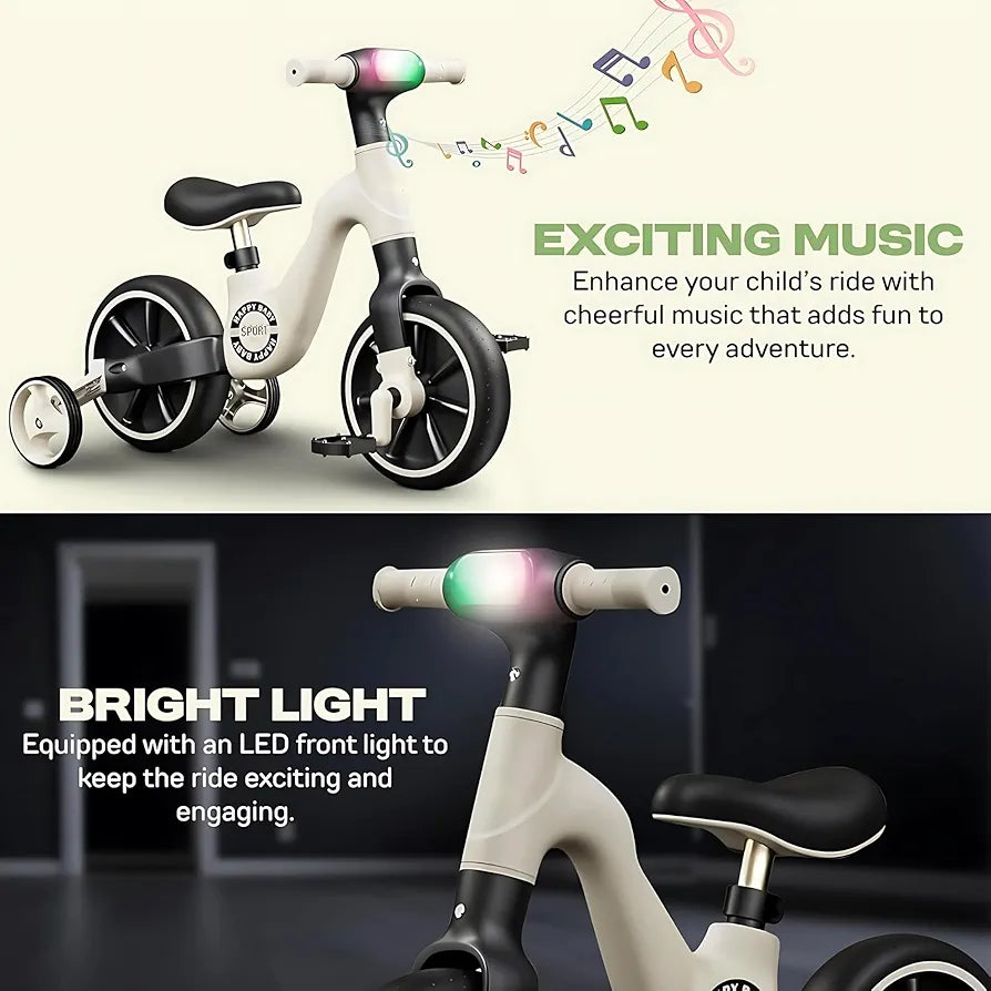 Anti-Rollover Sliding Tricycle Balance Car – 3 Wheeler Kids Bike