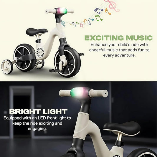 Anti-Rollover Sliding Tricycle Balance Car – 3 Wheeler Kids Bike