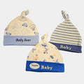 Pack of 3 Baby Caps – Soft Blended Stuff | Bacha Toys