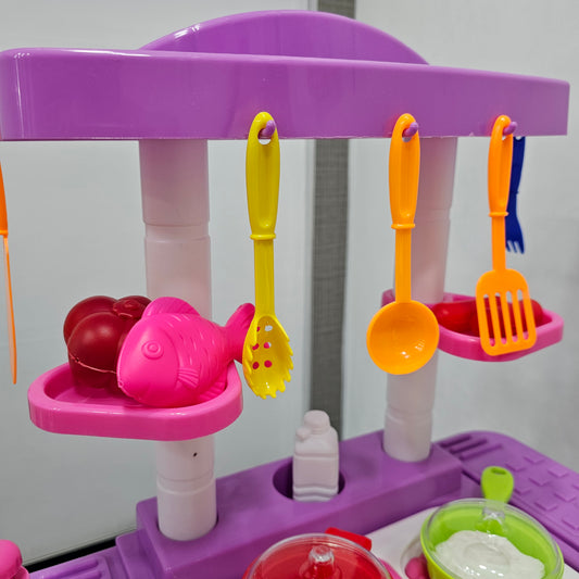 Kitchen Deluxe 44 Products – Pretend Play Cooking Set for Kids | Bacha Toys