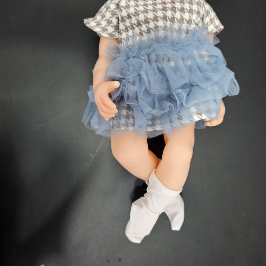 55cm Baby Silicone Doll – Lifelike Real Baby with Accessories | Bacha Toys