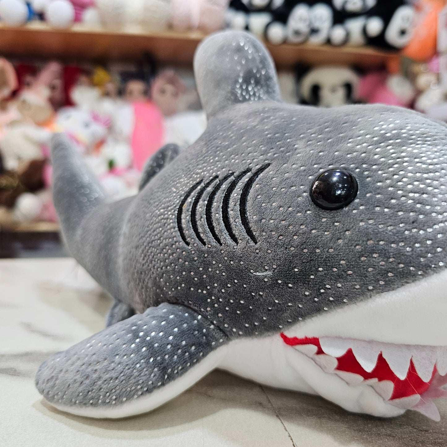 Baby Shark Plush Toy – Gray Colour 25cm | Bacha Toys