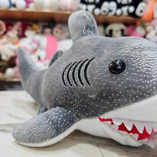 Baby Shark Plush Toy – Gray Colour 25cm | Bacha Toys
