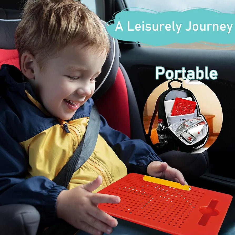 Magnetic Board with 10 Cards & Stylus Pen | Bacha Toys