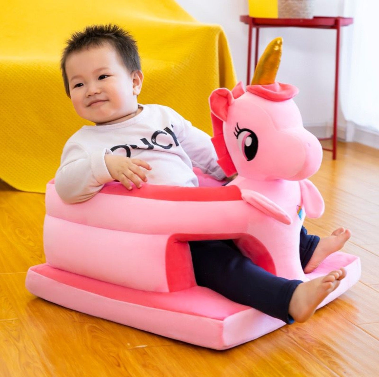 Animal Shape Soft Cushion Seat Baby Sofa – Cute, Safe & Comfortable | Bacha Toys