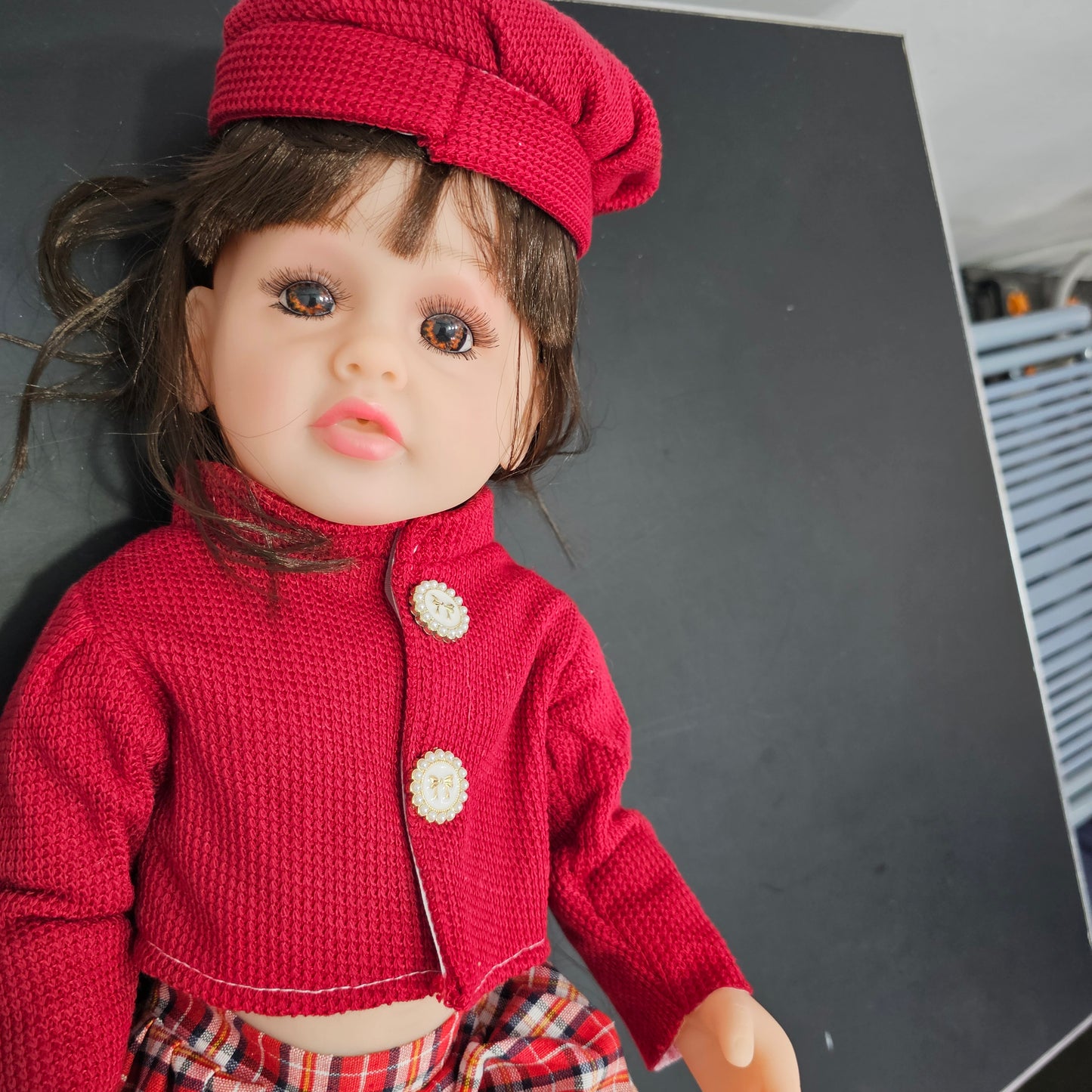 55cm Baby Silicone Doll – Lifelike Real Baby with Accessories | Bacha Toys