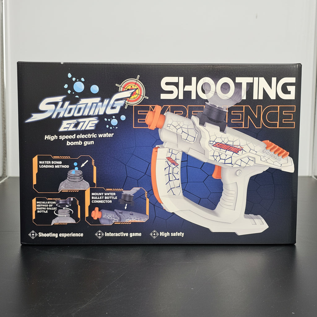 Shooting Elite High-Speed Electric Water Bomb Gun – Motorized Water Bullet Blaster | Bacha Toys