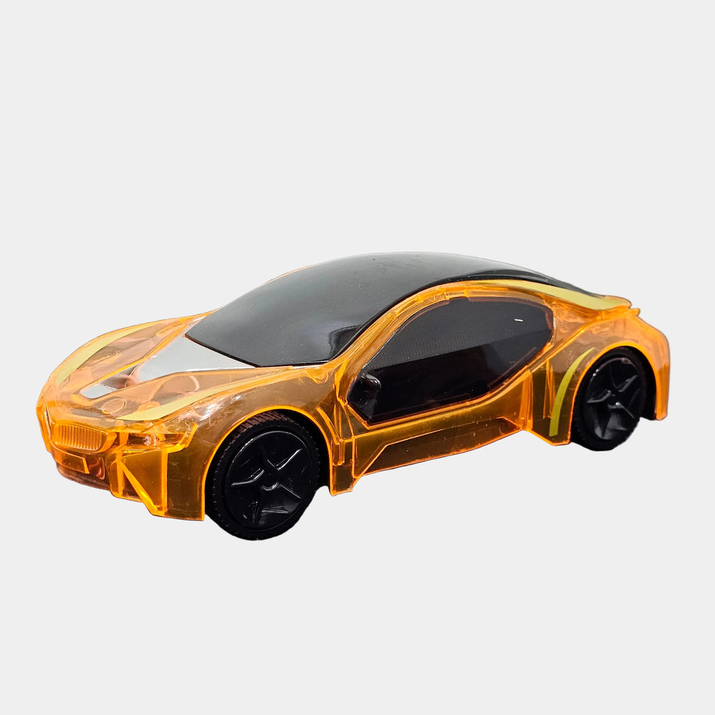 3D Musical Car Toy with Lights & Bump-and-Go Action | Bacha Toys