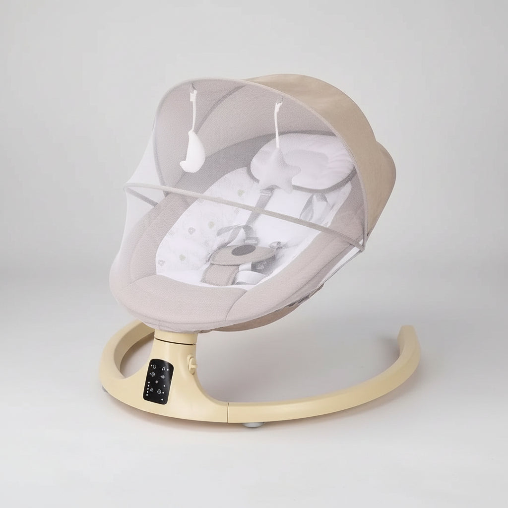 Kidilo 3-in-1 Deluxe Electric Baby Bassinet – Smart Rocker, Cradle & Sleeper
