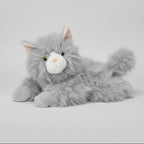 Gray Persian Cat Plush – 35cm Soft Toy with Sound | Bacha Toys