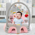 Baby Sofa Seat with Attractive Rattles – Soft Plush Support Seat