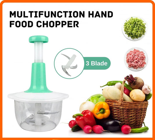 Hand Pat Good Eater – 1.5L Multifunction Manual Food Chopper & Baby Food Maker | Bacha Toys
