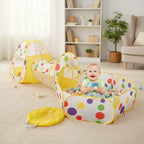 Kids Play Tent with Tunnel and Ball Pit | Bacha Toys