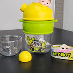 500ml Kids Water Bottle with Cup – Portable & Practical