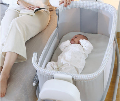 Deluxe 4-in-1 Bassinet – Smart, Safe & Multi-Functional Baby Cradle | Bacha Toys