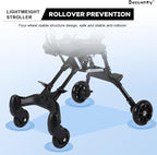 Two-Way Push Compact Baby Stroller – Lightweight & Anti-Rollover Design | Bacha Toys