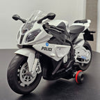 Police Moto 1:20 Remote Control Motorcycle – 360° Rotation with Light & Sound | Bacha Toys