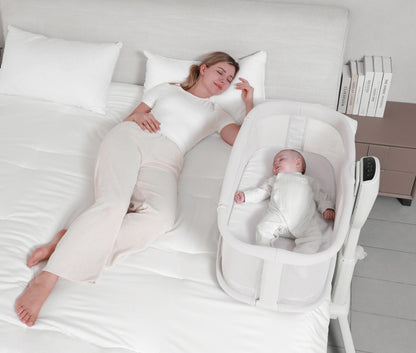 Dream Starlight Bedside Bassinet – 5-in-1 Smart Baby Bed for Sleep, Play & Comfort | Bacha Toys