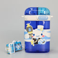 2-in-1 Kids Water Bottle 600ml – Straw & Sipper