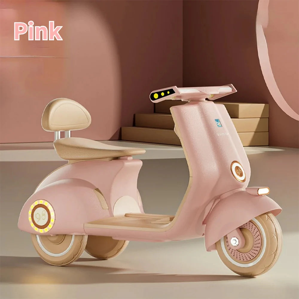 Kids Vespa Electric Bike – Retro Style, Safe Electric Ride for Kids | Bacha Toys