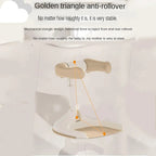 Baby Bath Stand with Adjustable 5 Levels – Foldable Infant Bath Shower Stand