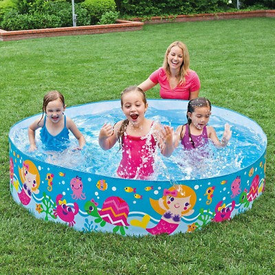 Intex Ocean Snapset Play Pool for Kids – 4′ x 10″ (122cm x 25cm)